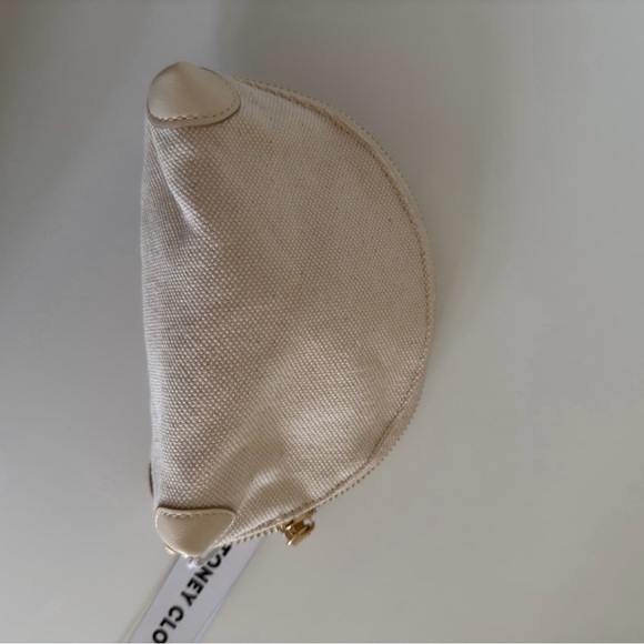 NWT! Stoney Clover Lane Half Moon Canvas Pouch - Picture 2 of 8